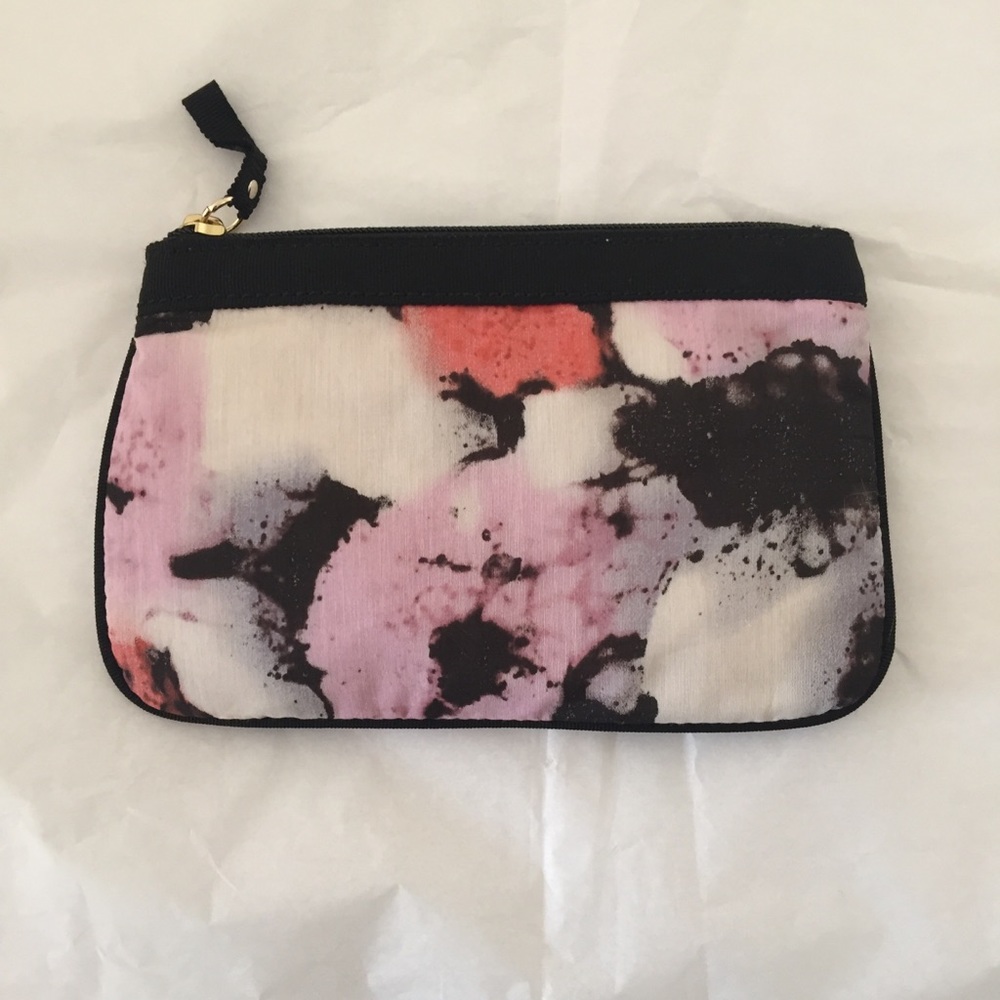 J Crew watercolor print pouch